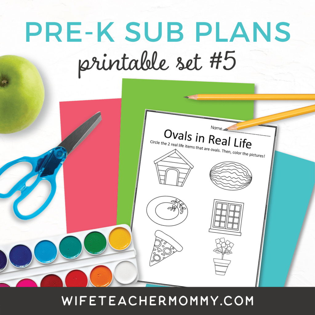 Best Pre-K & Preschool Sub Plans Educate & Rejuvenate