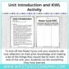 Upper Grade Water Cycle Thematic Unit (Print Version) Educate & Rejuvenate