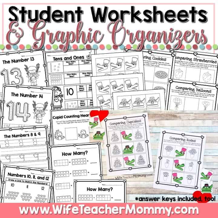 February Sub Plans Kindergarten Math and ELA Mini Bundle - Image 4