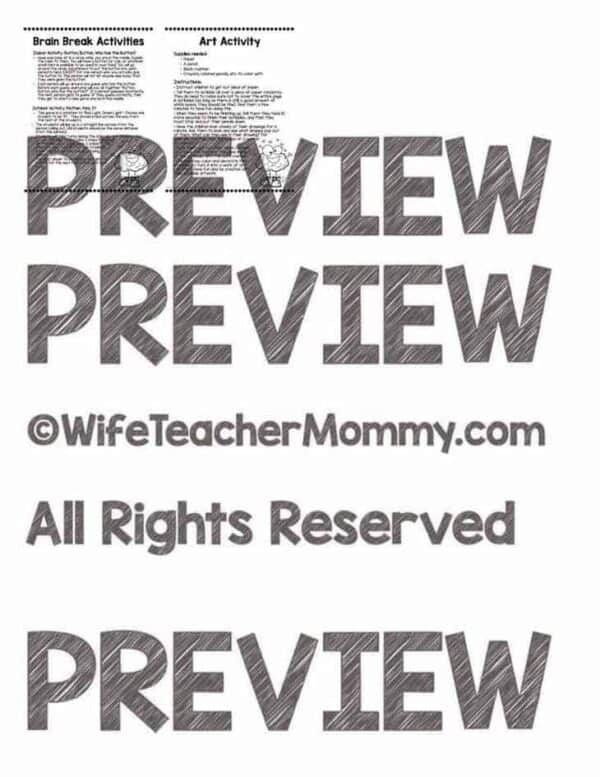 Pre-K Distance Learning Packet: At Home Learning Activities Week #2 - Image 6