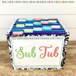 Sub Plans & Sub Binders