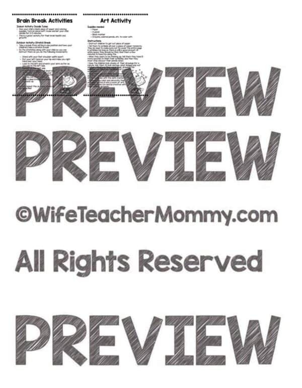 Pre-K Distance Learning Packet: At Home Learning Activities Week #6 - Image 6