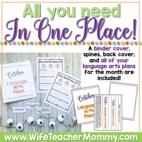 October Homeschool Lessons for 3rd Grade & 4th Grade Language Arts - Image 2