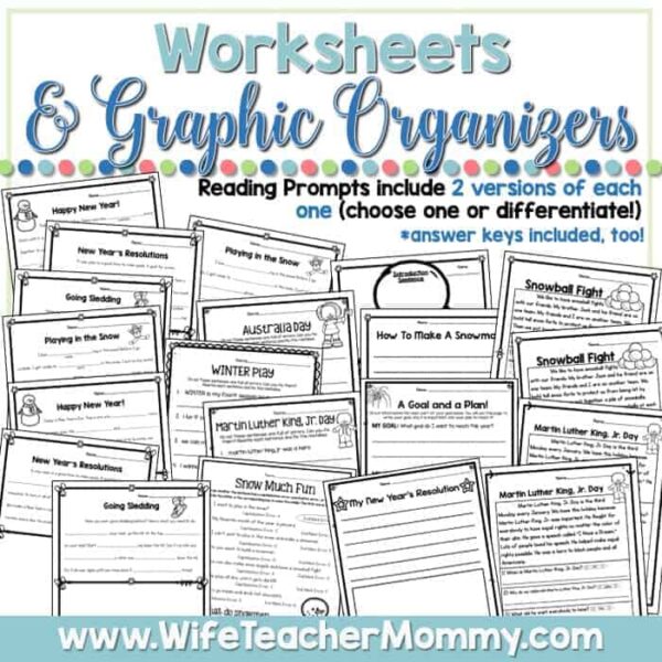 January Homeschool Lessons for 1st Grade and 2nd Grade Language Arts - Image 5