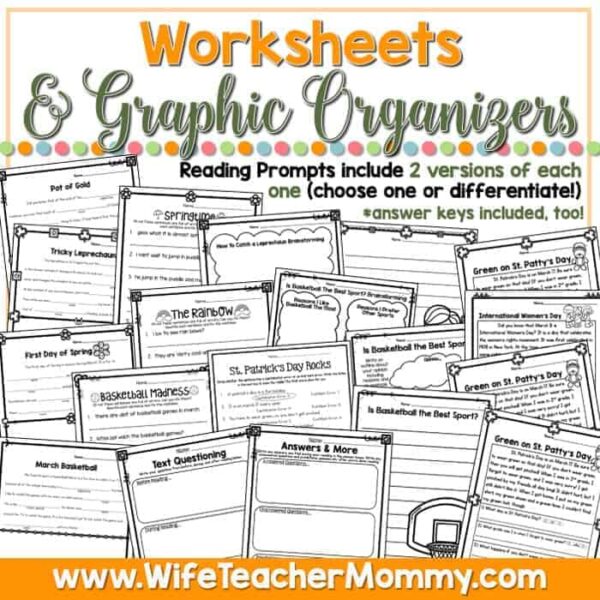 March Homeschool Lessons for 1st Grade and 2nd Grade Language Arts - Image 5