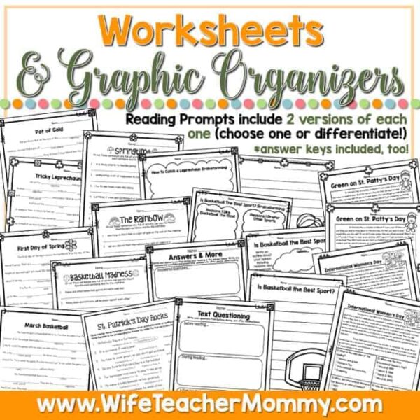 March Homeschool Lessons for 3rd Grade & 4th Grade Language Arts - Image 5