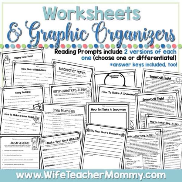 January Homeschool Lessons for 3rd Grade & 4th Grade Language Arts - Image 5