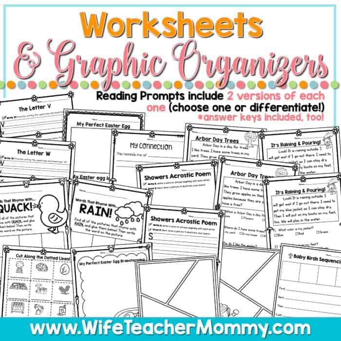 April Homeschool Lessons for Kindergarten Language Arts - Image 5