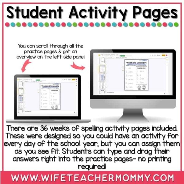 36 Weeks of Spelling for 2nd Grade PRINT + GOOGLE - Image 4