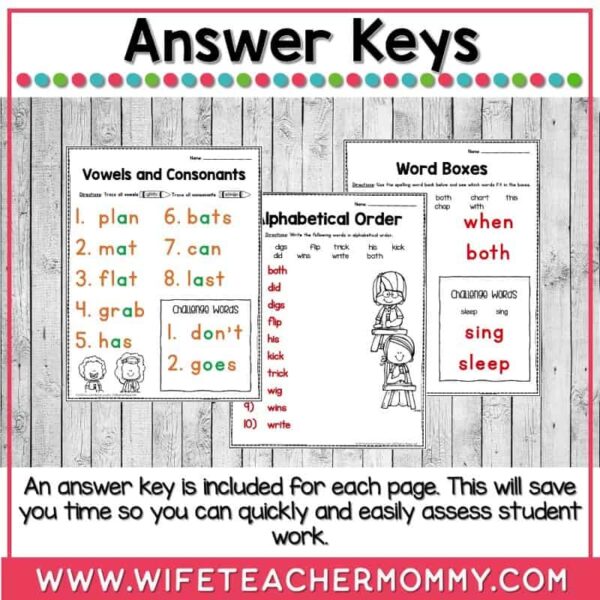 36 Weeks of Spelling for 2nd Grade PRINTABLE - Image 4