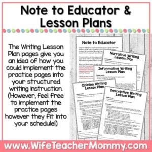36 Weeks of 3rd Grade Writing Prompts