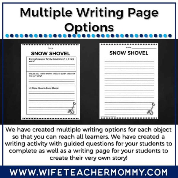 Winter Upper Grades Directed Drawings Pack - Image 5