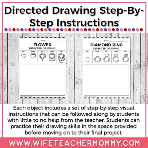 Valentine's Day Lower Grades Directed Drawings Pack - Image 4