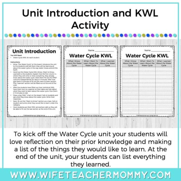 Lower Grades Weather and Water Cycle Thematic Unit Bundle (Print Version) - Image 16