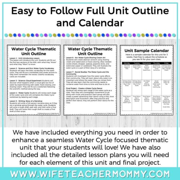 Lower Grades Weather and Water Cycle Thematic Unit Bundle (Print Version) - Image 17