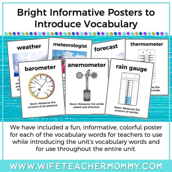 Lower Grades Weather and Water Cycle Thematic Unit Bundle (Print Version) - Image 6