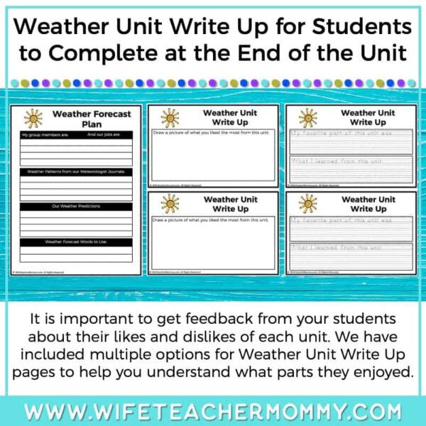 Lower Grades Weather and Water Cycle Thematic Unit Bundle (Print Version) - Image 10