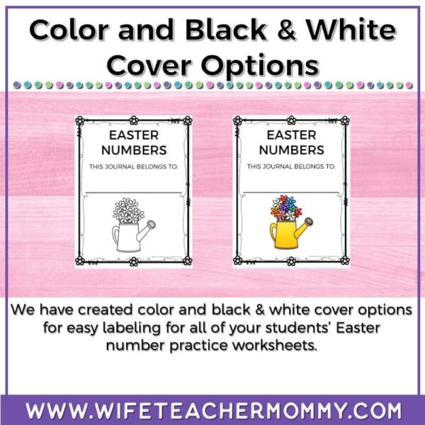Easter Number Worksheets Practice 0-20 (Write, Circle, Draw) - Image 2