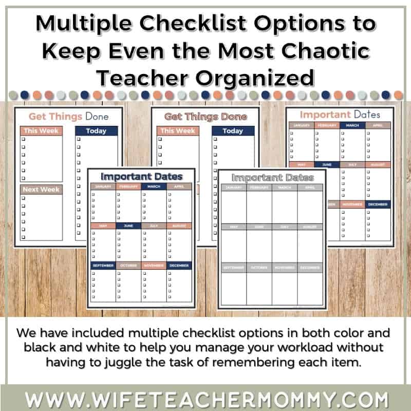 The Ultimate Boho Rainbow Mega Bundle - Teacher Planner, Sub Binder, Decor (Digital and Print) - Image 48