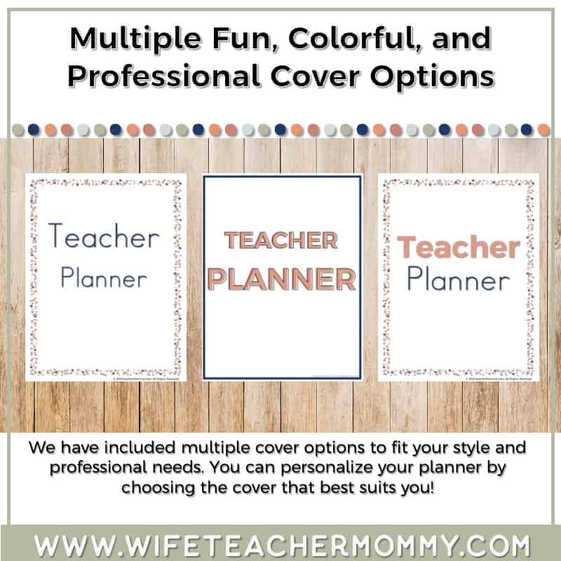 The Ultimate Boho Rainbow Mega Bundle - Teacher Planner, Sub Binder, Decor (Digital and Print) - Image 44