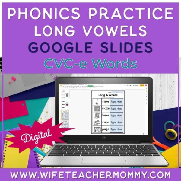 Phonics Practice: Long Vowels CVC-e GOOGLE