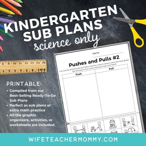 Kindergarten Departmentalized Sub Plans- Science - Image 2