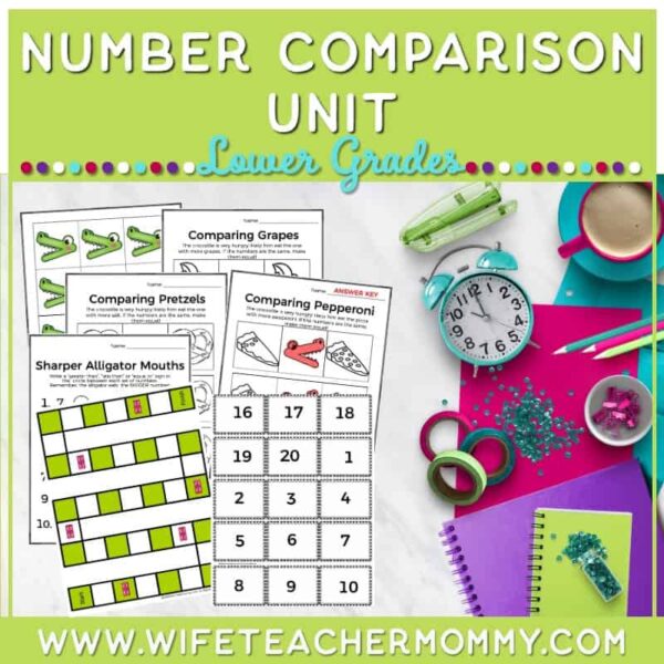 Lower Grades Number Comparison Unit (Print Version)