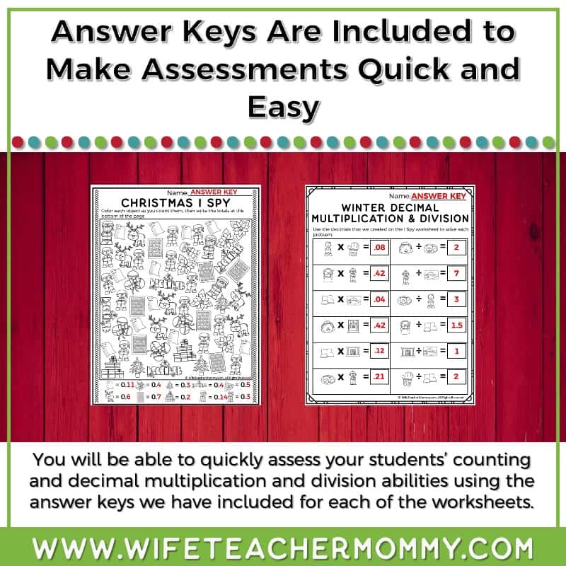 December Multiply & Divide Decimals I Spy Resource - Image 4