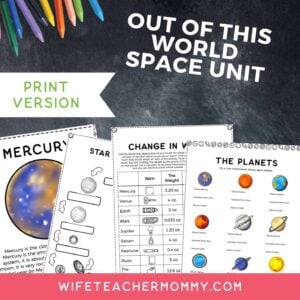 Out of This World Space Unit for Upper Grades (Print Version)