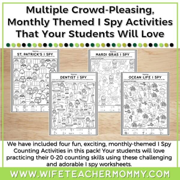 March Counting I Spy Resource - Image 3