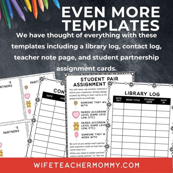 February-Themed Teacher Essentials Bundle - Printable & Editable - Image 4
