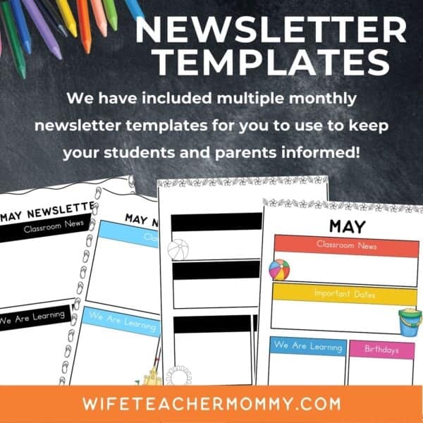 May-Themed Teacher Essentials Bundle - Printable & Editable - Image 5