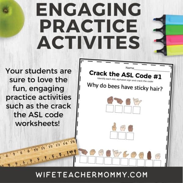 American Sign Language Unit | Posters, Lesson Plans, Worksheets, Games, & More - Image 7