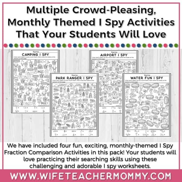 June Fraction Comparison I Spy Resource - Image 2