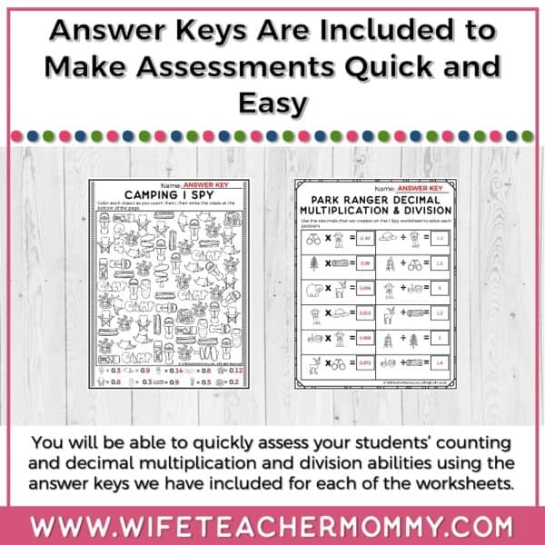 June Multiply & Divide Decimals I Spy Resource - Image 4